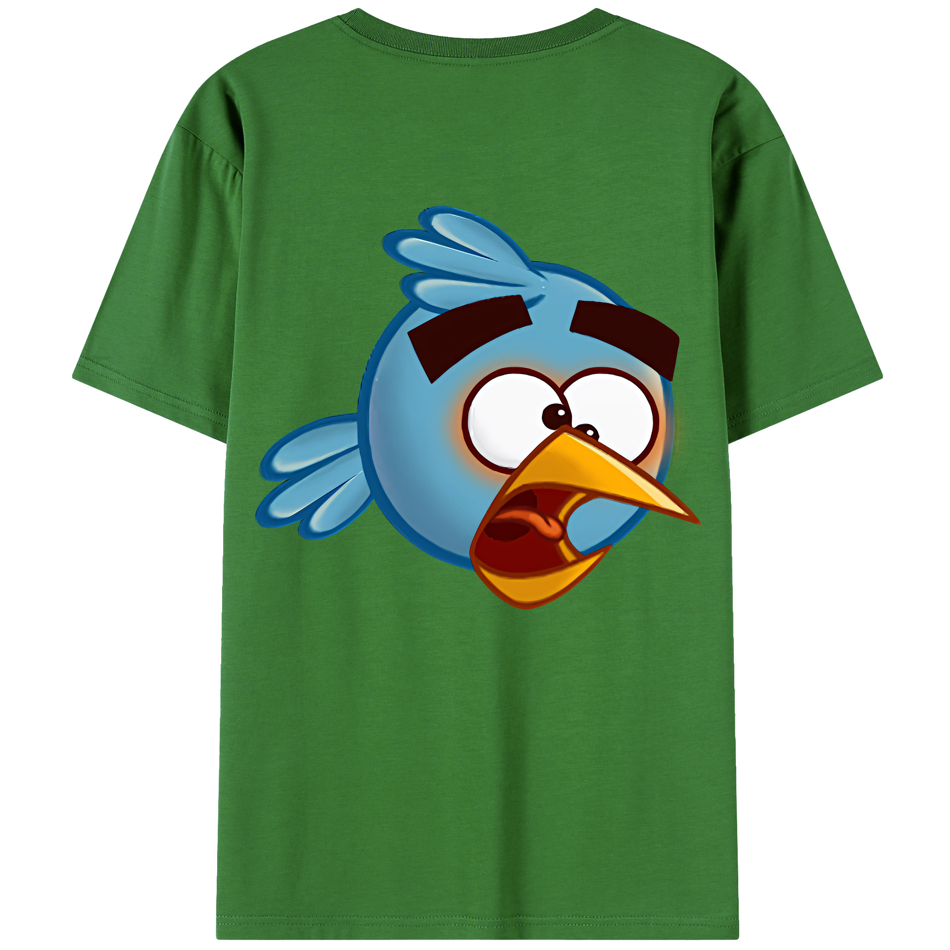 （画像用） Angry Birds アングリーバード レディース半袖Tシャツ(バックプリント)